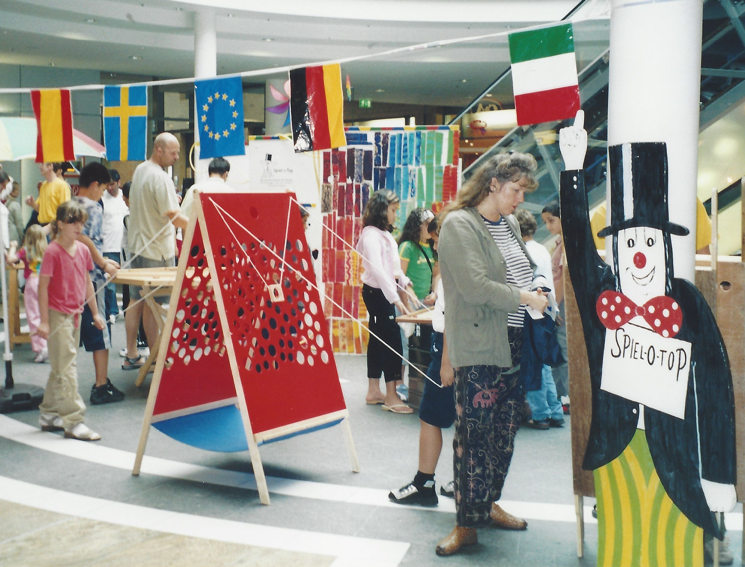 Kinderanimation im Einkaufszentrum in Esslingen